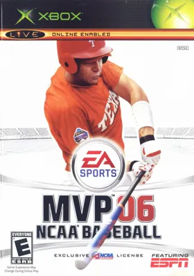 MVP 06 NCAA Baseball (USA) box cover front